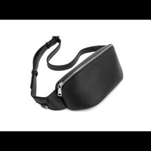 Melie Bianco Jenna Black Belt Bag NWT